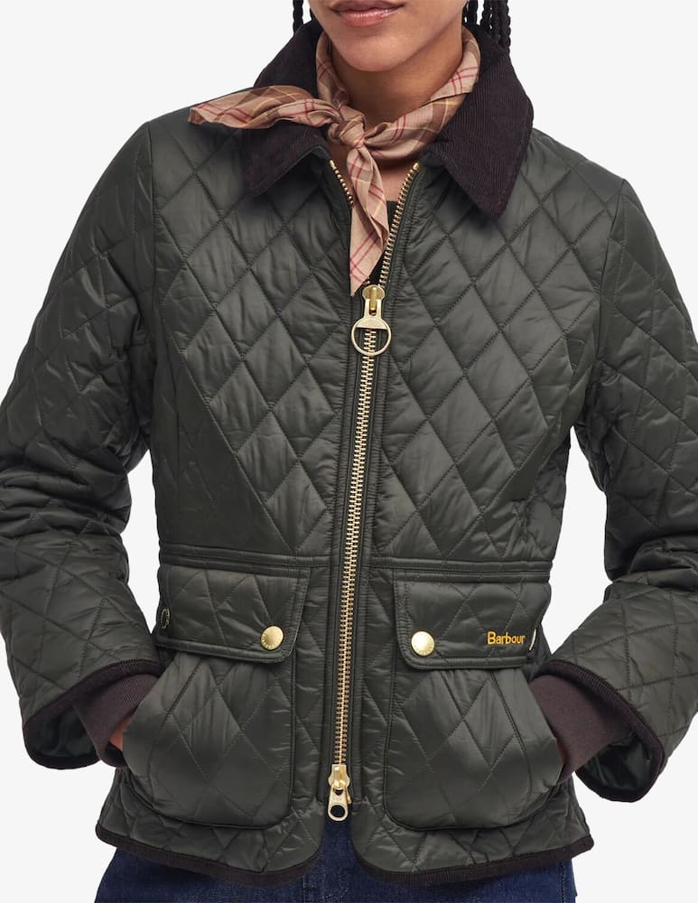 rinascente Barbour Giaccone trapuntato fitted beadnell