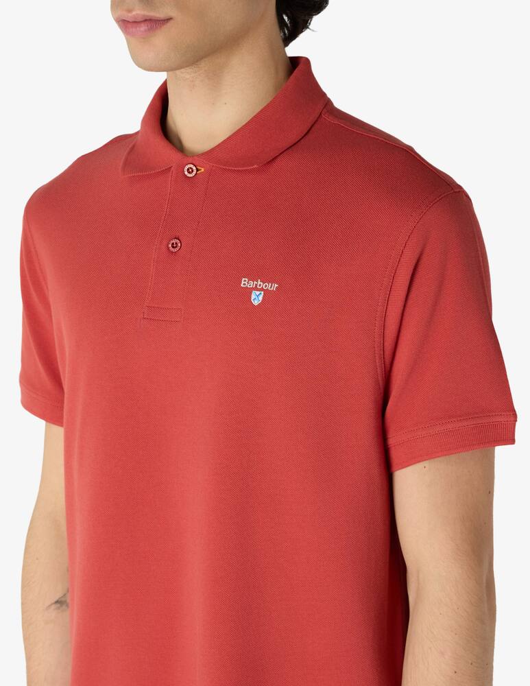 rinascente Barbour Polo mc tartan trim