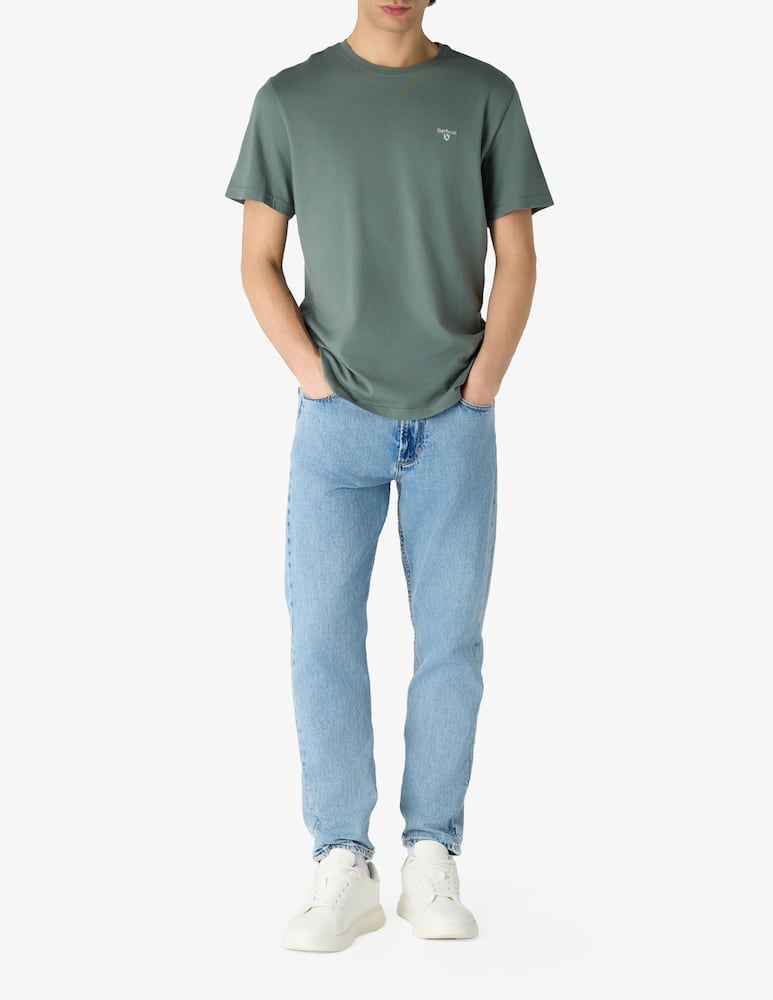 rinascente Barbour Tartan neck t-shirt