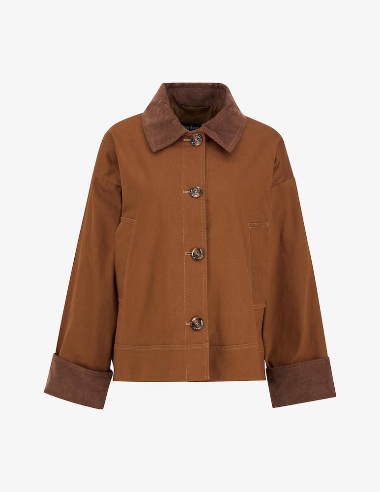 rinascente Barbour Abbey short cotton jacket