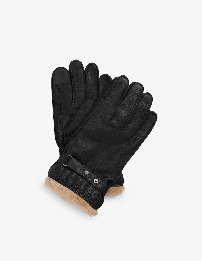 rinascente Barbour Leather utility gloves