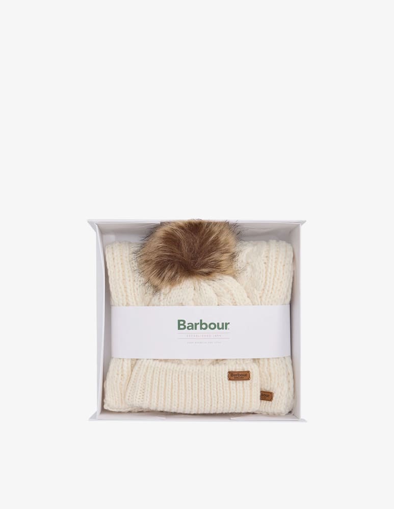 Barbour Beanie and scarf set Penshaw - picture 2 Barbour Beanie and scarf set Penshaw - picture 2