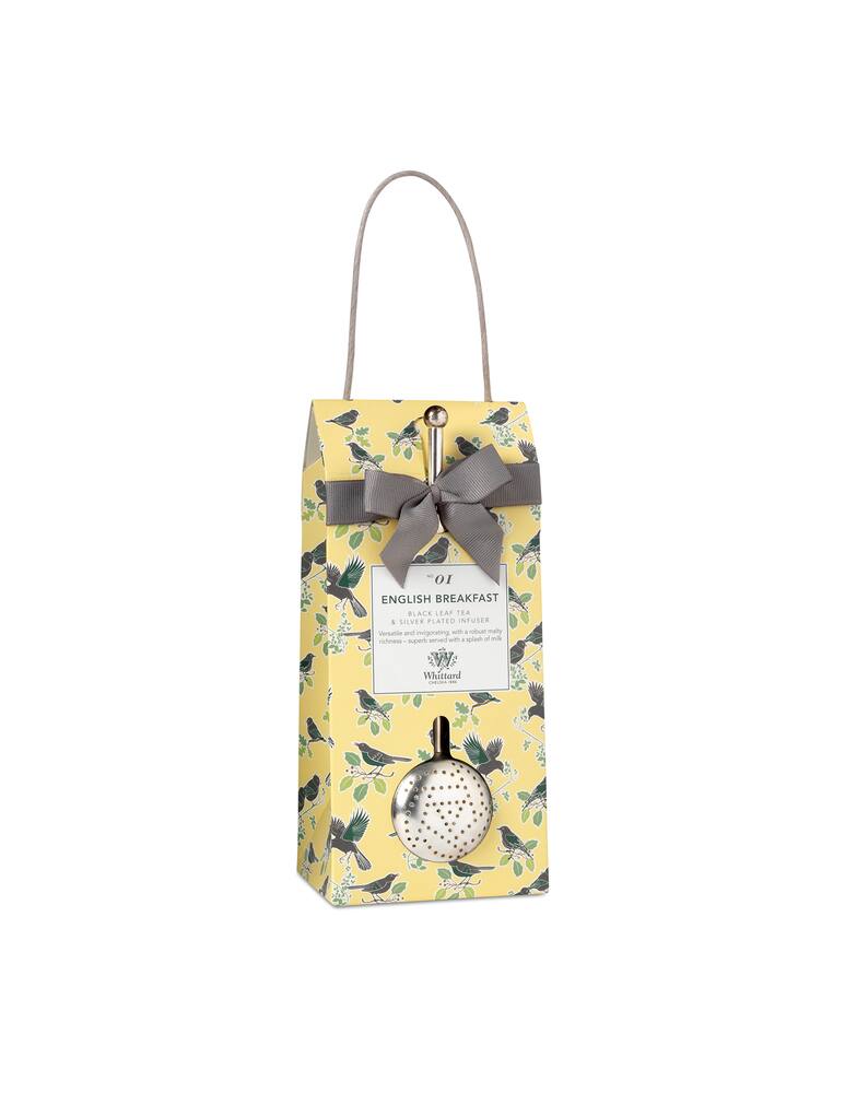 Whittard Tè nero sfuso con infusore placcato in argento - immagine 1 Whittard Tè nero sfuso con infusore placcato in argento - immagine 1