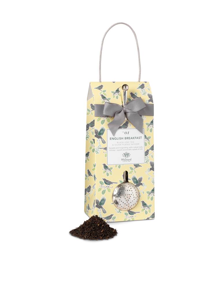 Whittard Tè nero sfuso con infusore placcato in argento - immagine 2 Whittard Tè nero sfuso con infusore placcato in argento - immagine 2