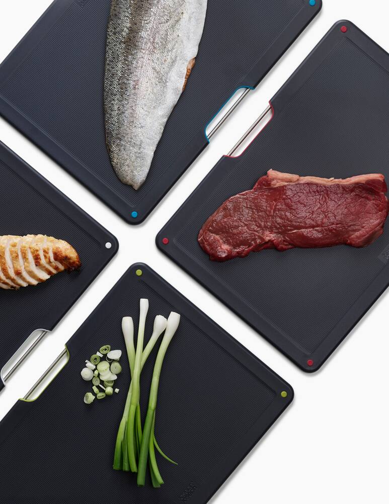 rinascente Joseph Joseph Folio™ Steel Set of 4 cutting boards with case