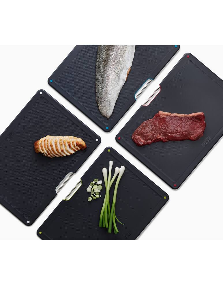 rinascente Joseph Joseph Folio™ Steel Set Di 4 Taglieri Con Custodia - Nero