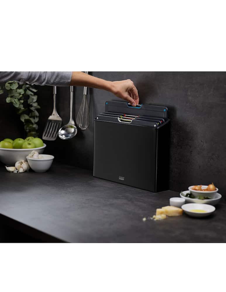 rinascente Joseph Joseph Folio™ Steel Set Di 4 Taglieri Con Custodia - Nero