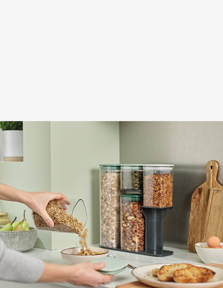 Shop Joseph Joseph Podium 5pc Storage Set Editions Green on Rinascente