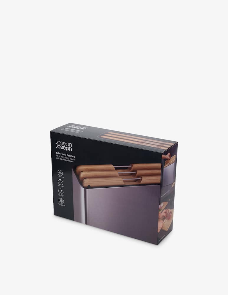 Joseph Joseph Folio Steel Bamboo 3pc Board Set - picture 5 Joseph Joseph Folio Steel Bamboo 3pc Board Set - picture 5