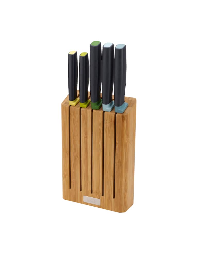 Joseph Joseph Elevate™ Set Di Coltelli Da 5 Pezzi Con Ceppo Portacoltelli - immagine 1 Joseph Joseph Elevate™ Set Di Coltelli Da 5 Pezzi Con Ceppo Portacoltelli - immagine 1