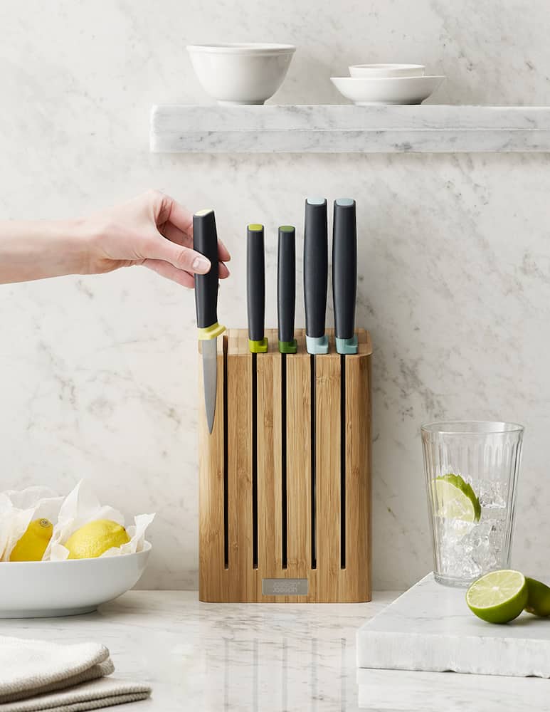 rinascente Joseph Joseph Elevate™ Set Di Coltelli Da 5 Pezzi Con Ceppo Portacoltelli - Multicolor