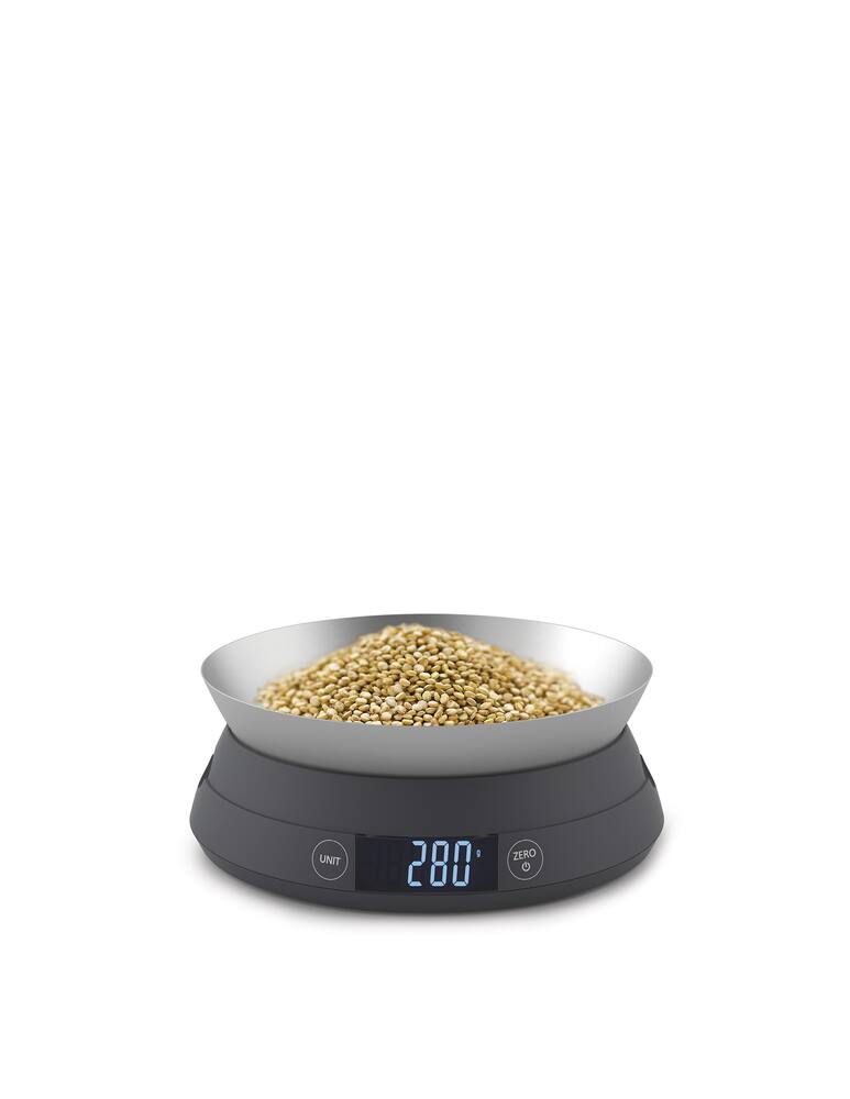 rinascente Joseph Joseph Switch  Bilancia Digitale 2 In 1 Con Coperchio Reversibile - Grigio