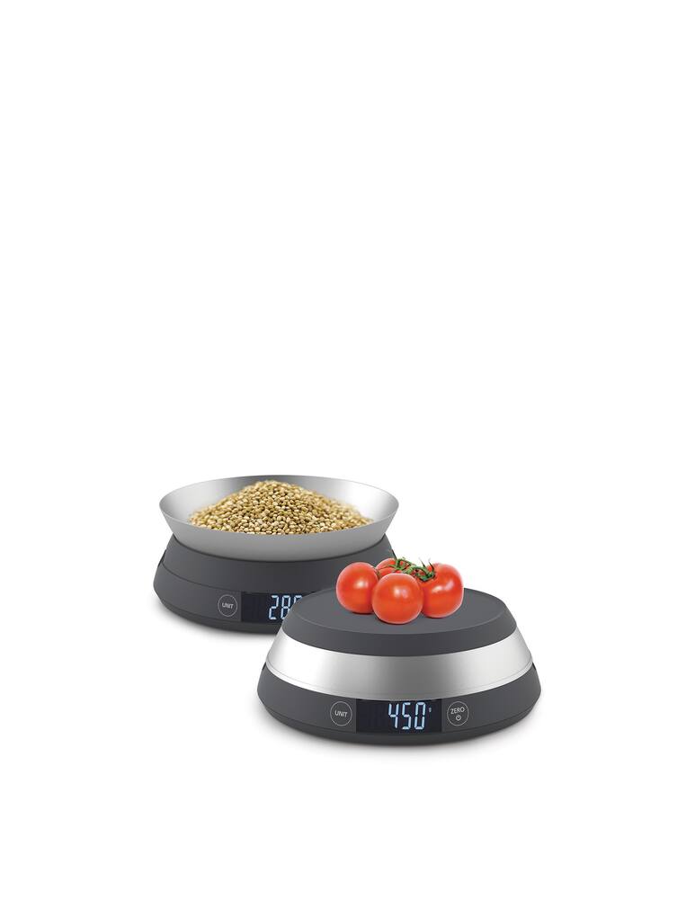 rinascente Joseph Joseph Switch  Bilancia Digitale 2 In 1 Con Coperchio Reversibile - Grigio
