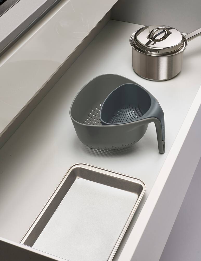 rinascente Joseph Joseph Nest  Set Di 2 Scolapasta - Grigio