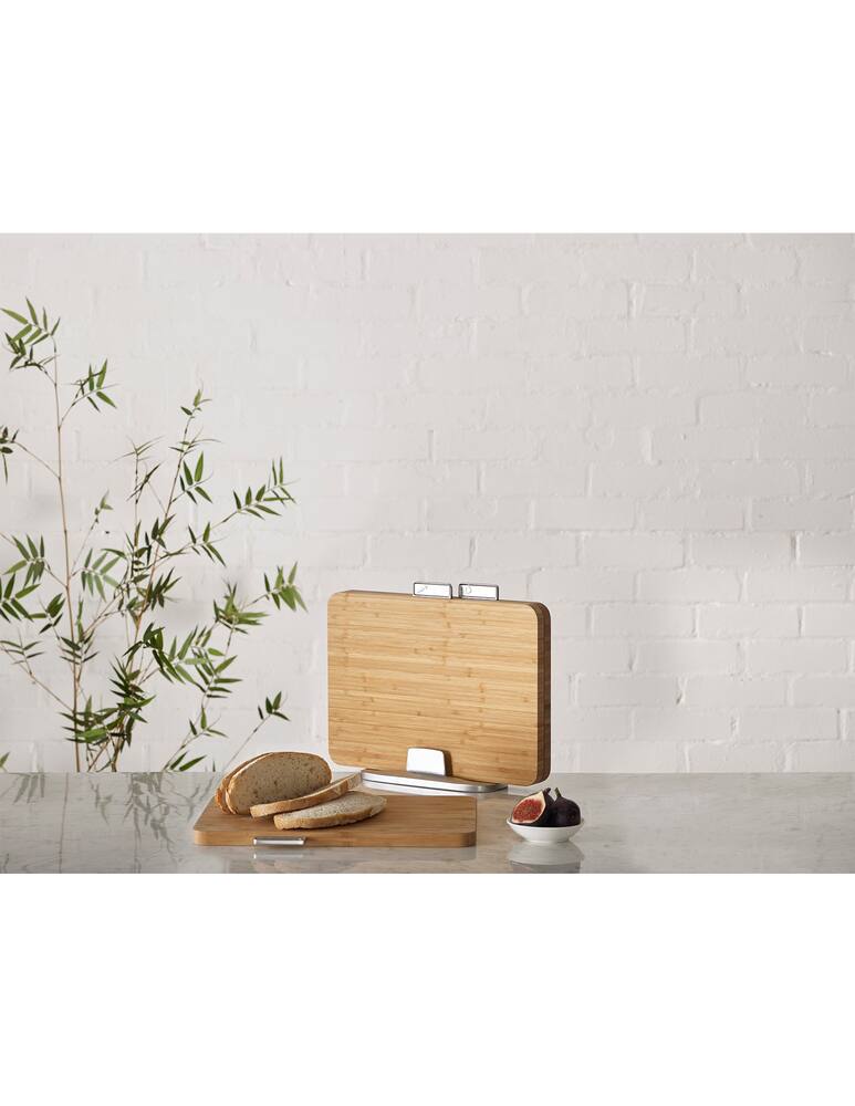 Shop Joseph Joseph Index Bamboo cutting board Brown on Rinascente