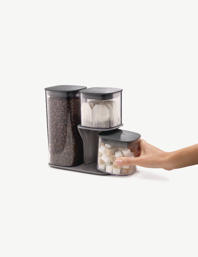 rinascente Joseph Joseph Set di 3 barattoli con supporto