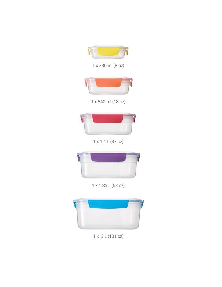 rinascente Joseph Joseph Nest™ Lock  Set Di 5 Contenitori - Multicolor
