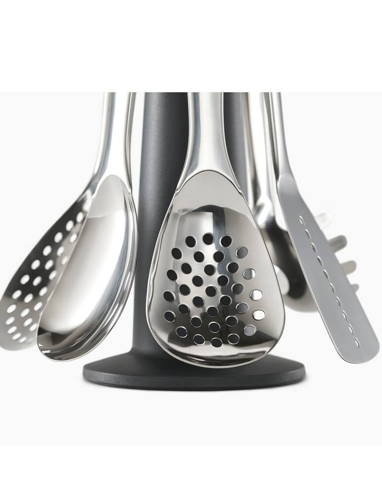 rinascente Joseph Joseph Elevate Steel Carousel  Set Di 6 Utensili - Nero