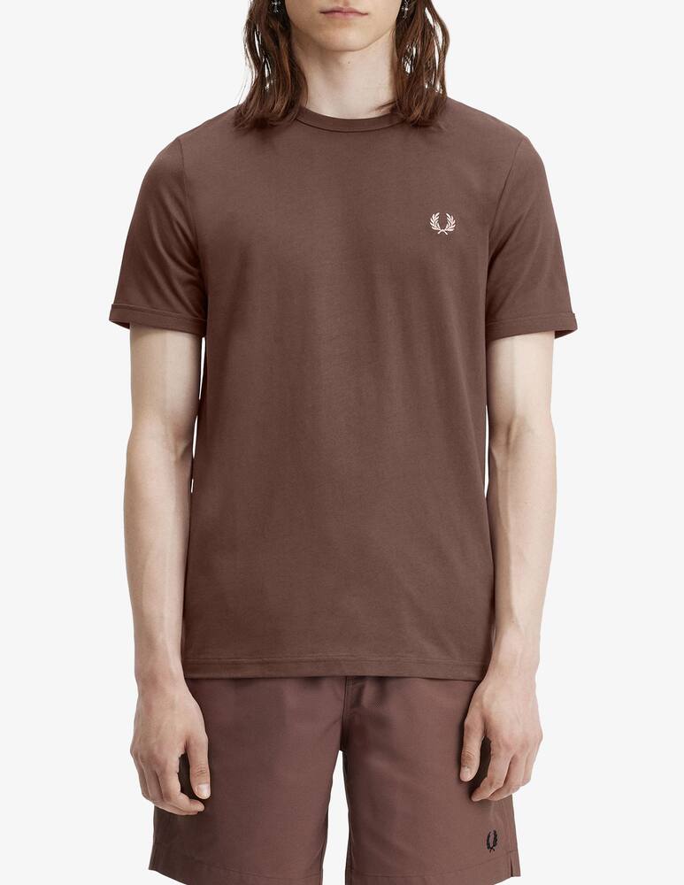 Fred Perry Maglietta basic loghino laterale - immagine 1 Fred Perry Maglietta basic loghino laterale - immagine 1