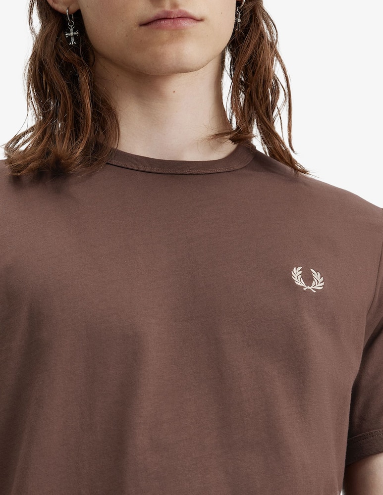 Fred Perry Maglietta basic loghino laterale - immagine 2 Fred Perry Maglietta basic loghino laterale - immagine 2