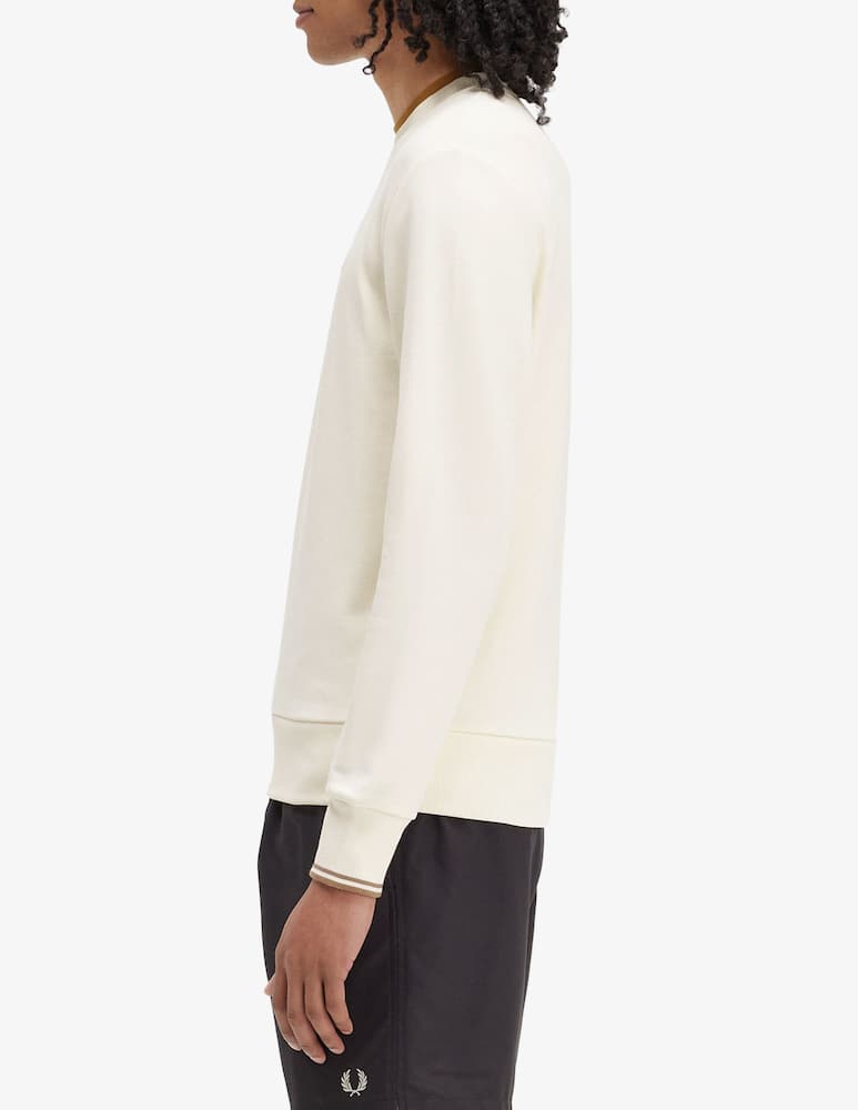 Fred Perry Felpa girocollo basic loghino laterale - immagine 3 Fred Perry Felpa girocollo basic loghino laterale - immagine 3