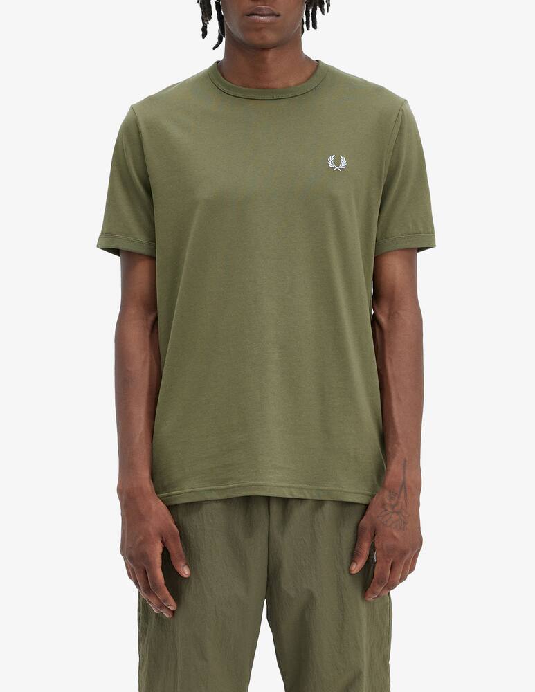 Fred Perry Maglietta basic loghino laterale - immagine 1 Fred Perry Maglietta basic loghino laterale - immagine 1