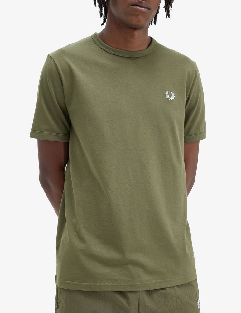 Fred Perry Maglietta basic loghino laterale - immagine 2 Fred Perry Maglietta basic loghino laterale - immagine 2