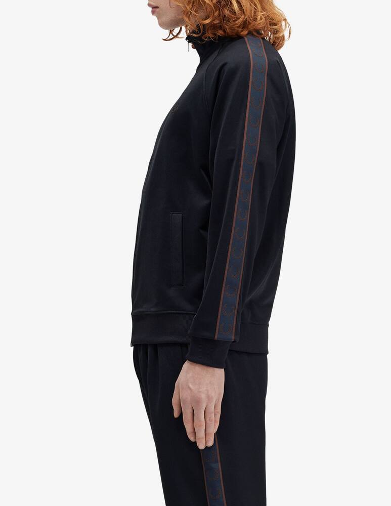 rinascente Fred Perry Felpa con zip e bande laterali