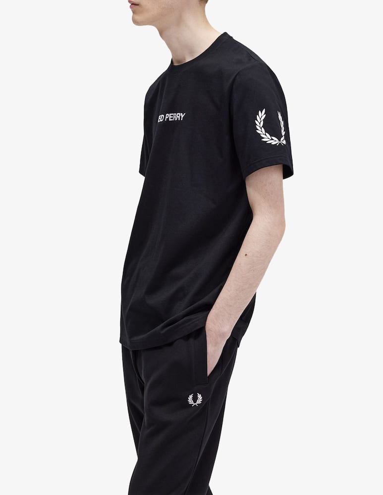 rinascente Fred Perry T-shirt logo stampato