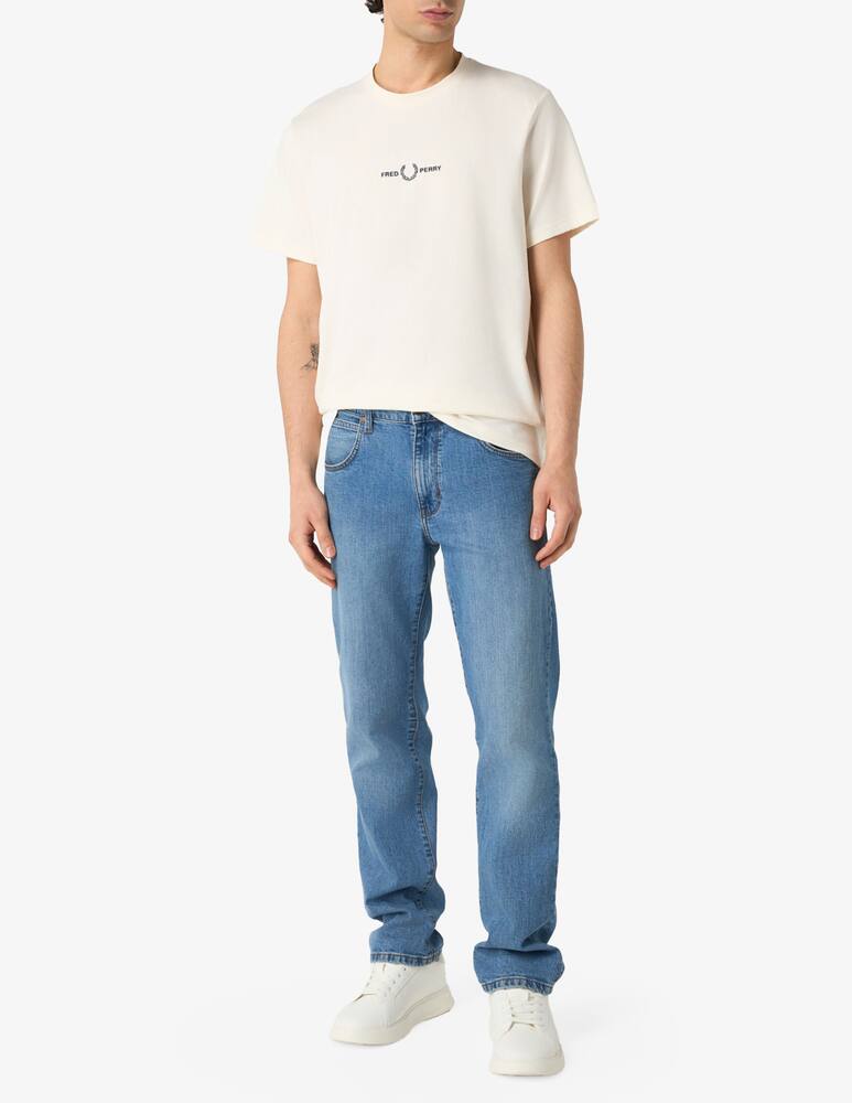 rinascente Fred Perry Maglietta scritta centro