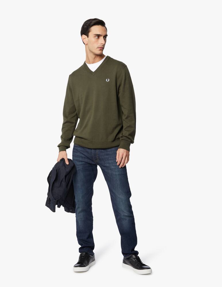 rinascente Fred Perry Classic v neck jumper