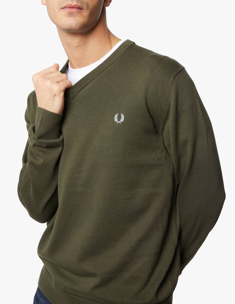 rinascente Fred Perry Classic v neck jumper