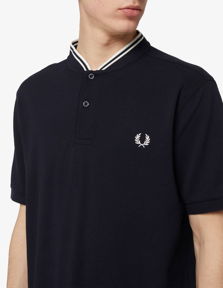 Fred Perry Corean neck polo shirt - picture 4 Fred Perry Corean neck polo shirt - picture 4
