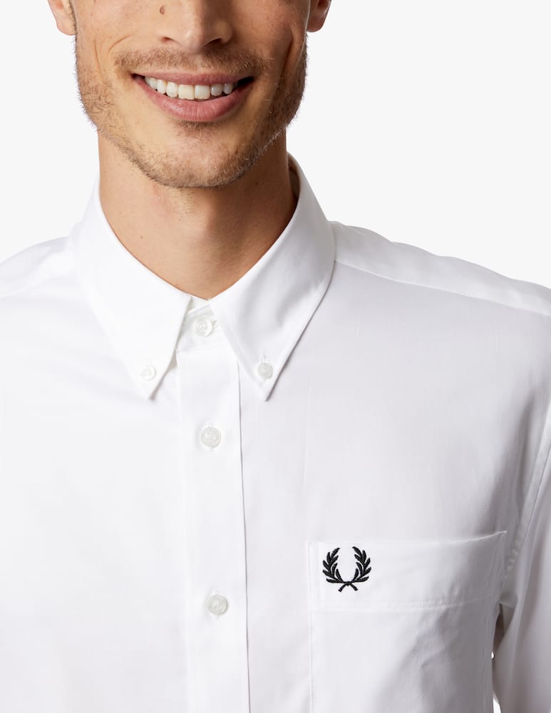rinascente Fred Perry Fp oxford shirt camicia in cotone - bianco