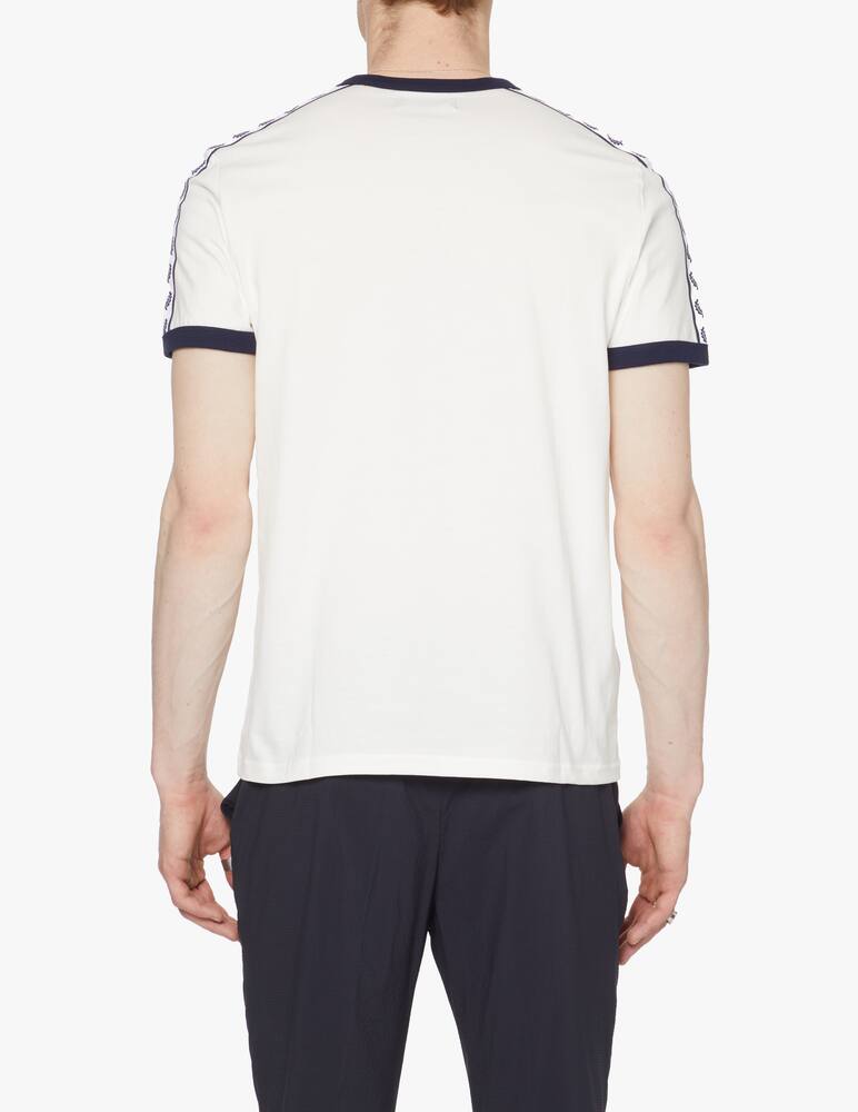rinascente Fred Perry Maglietta manica corta tape alloro - bianco