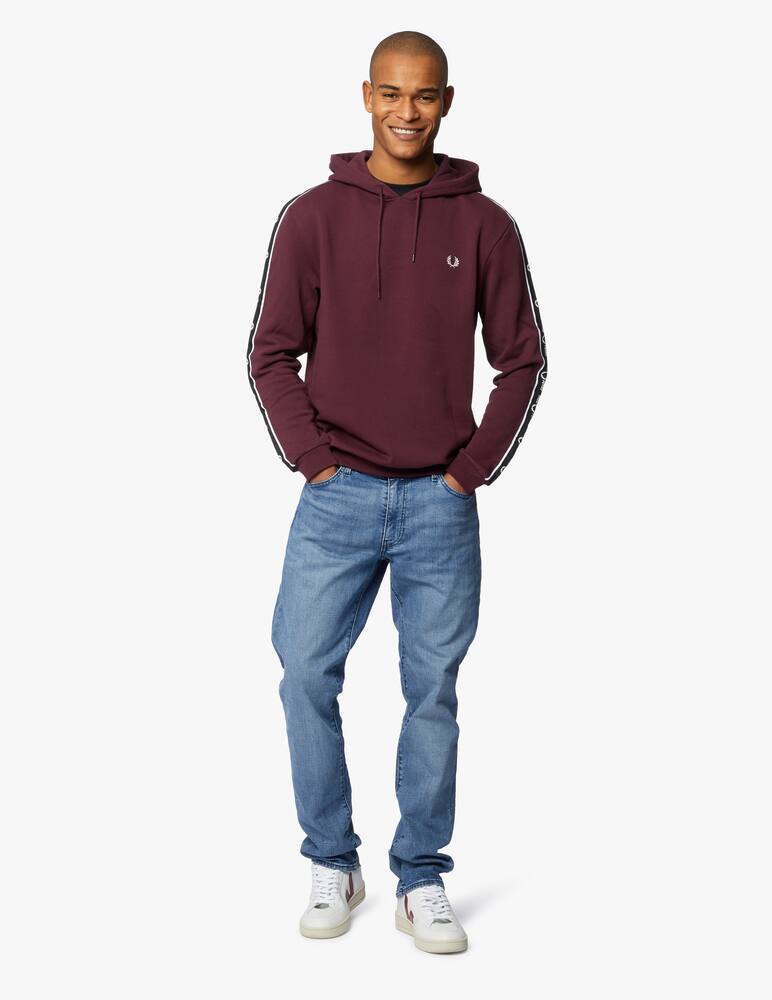 rinascente Fred Perry Taped sleeve hooded sweatshirt