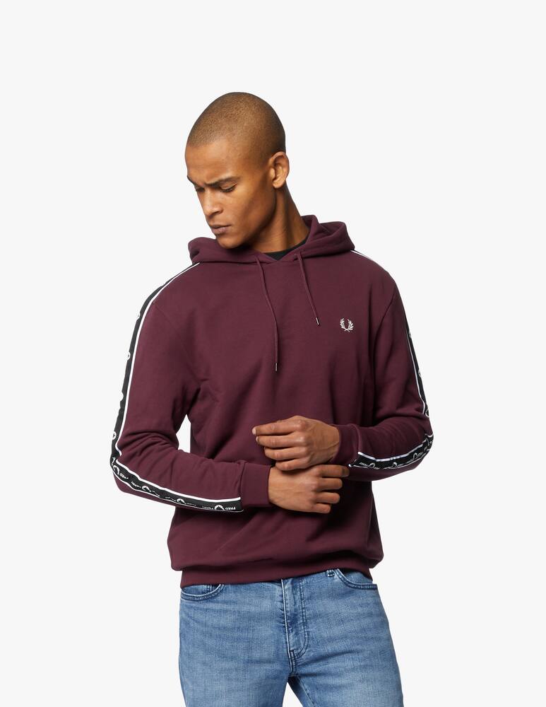 rinascente Fred Perry Taped sleeve hooded sweatshirt