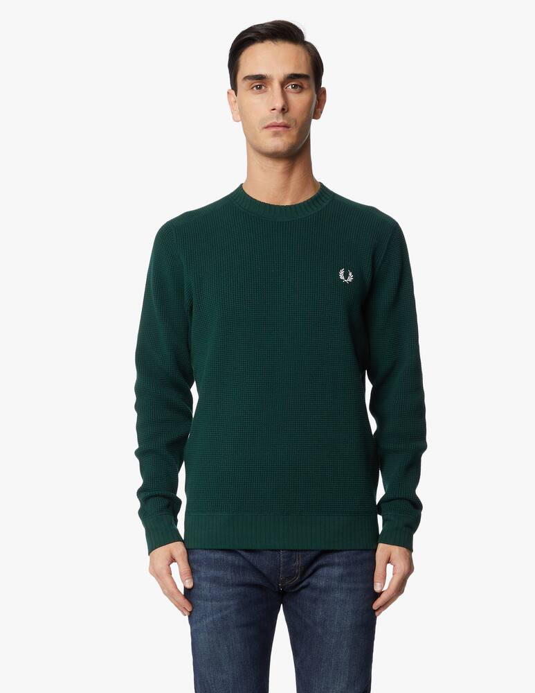 rinascente Fred Perry Maglione girocollo waffle textured