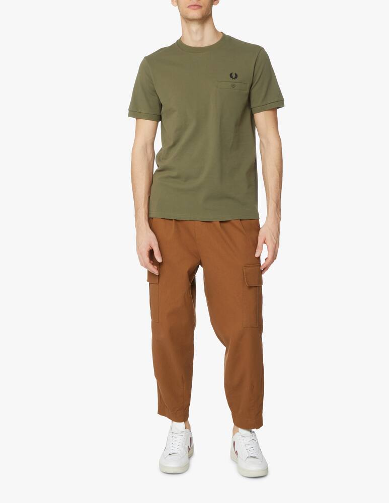 rinascente Fred Perry Piquet pocket t-shirt - green