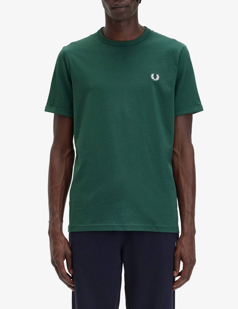 Fred Perry Maglietta cotone - Verde - immagine 2 Fred Perry Maglietta cotone - Verde - immagine 2