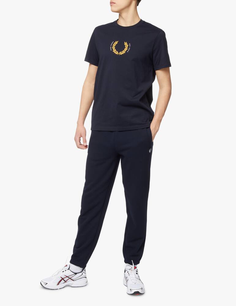 rinascente Fred Perry Maglietta manica corta stampa alloro - blu