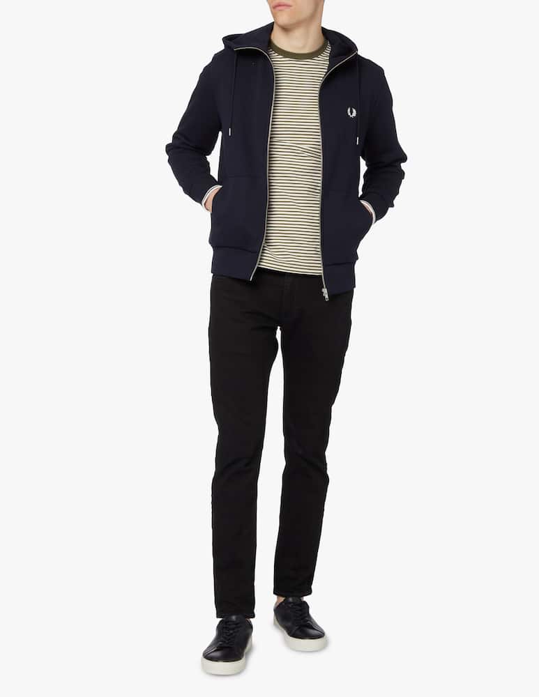 rinascente Fred Perry Felpa con cappuccio fzip - blu