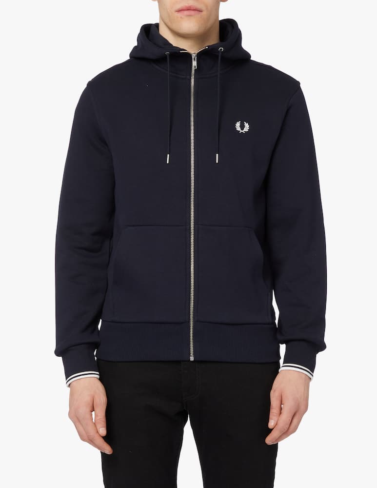 Fred Perry Fzip hoodie - blue - picture 1 Fred Perry Fzip hoodie - blue - picture 1