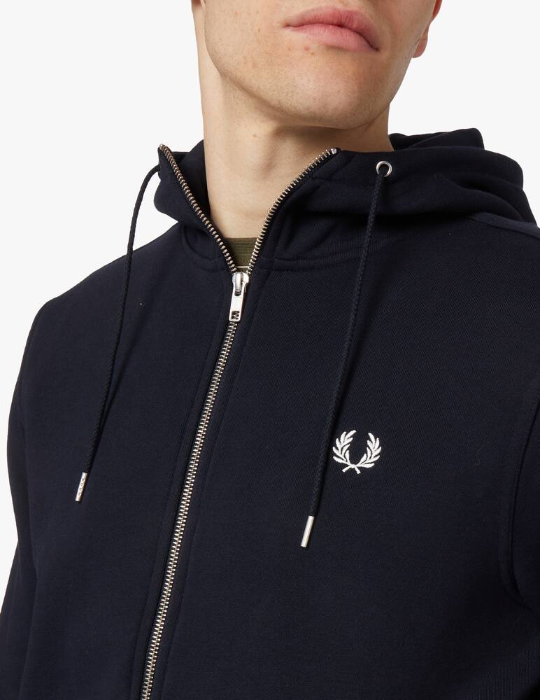 rinascente Fred Perry Felpa con cappuccio fzip - blu