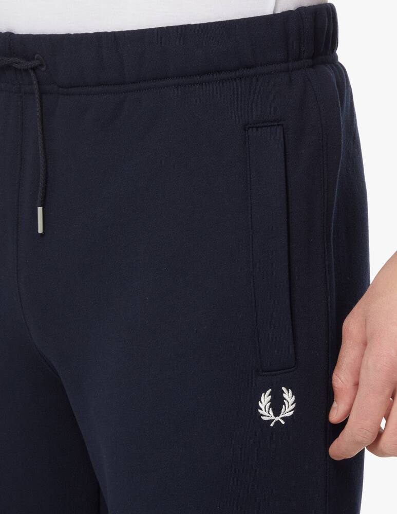rinascente Fred Perry Fleece jogger logo pant - blue