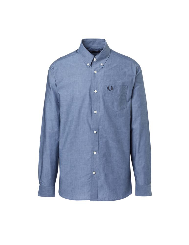 rinascente Fred Perry Camicia maniche lunghe logo - blu
