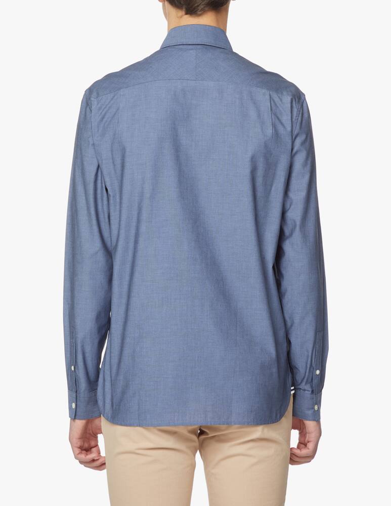 rinascente Fred Perry Camicia maniche lunghe logo - blu