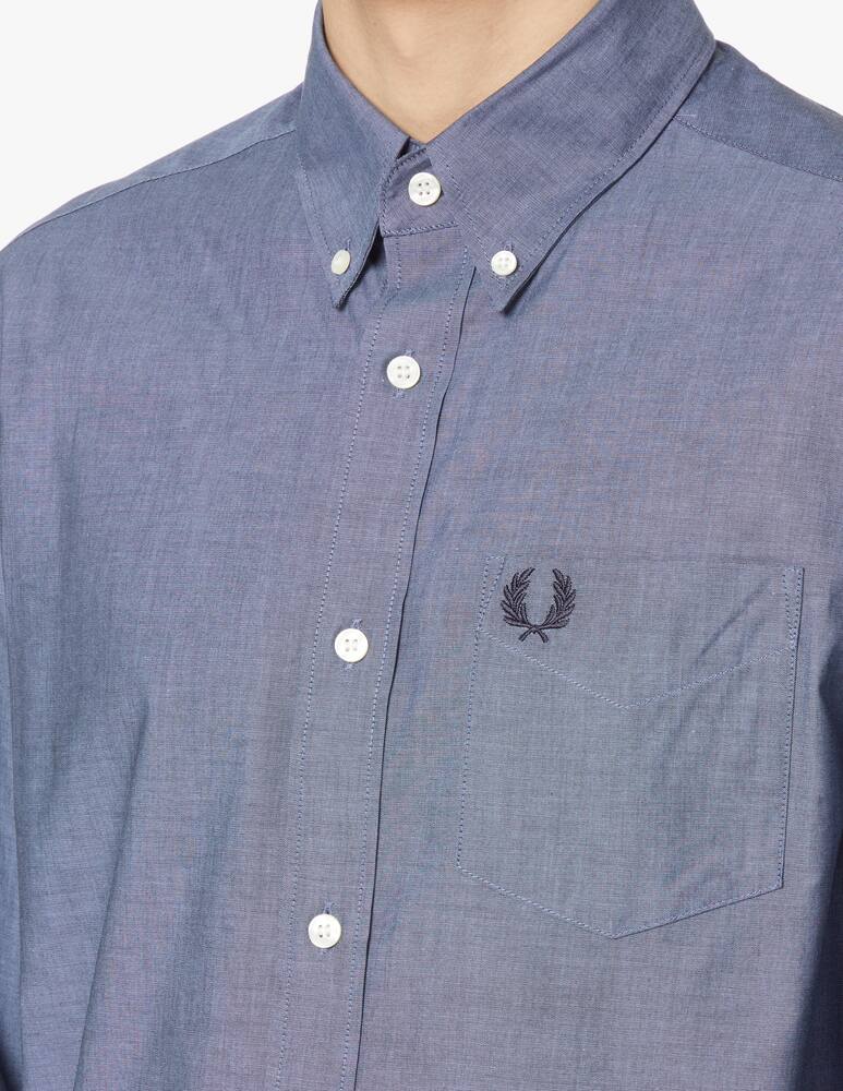 rinascente Fred Perry Camicia maniche lunghe logo - blu