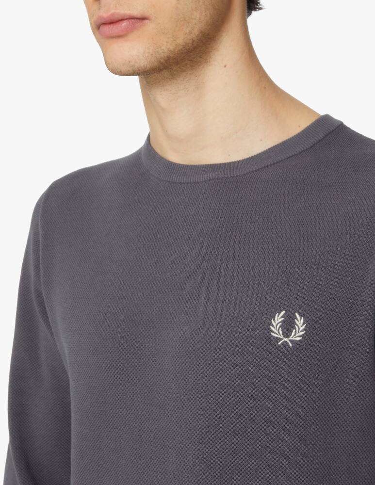 rinascente Fred Perry Maglia girocollo piquet - grigio