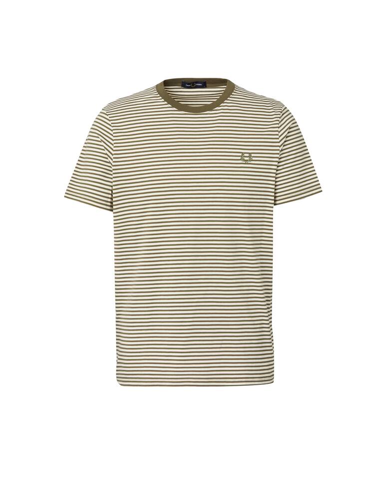 rinascente Fred Perry Maglietta manica corta righe - verde